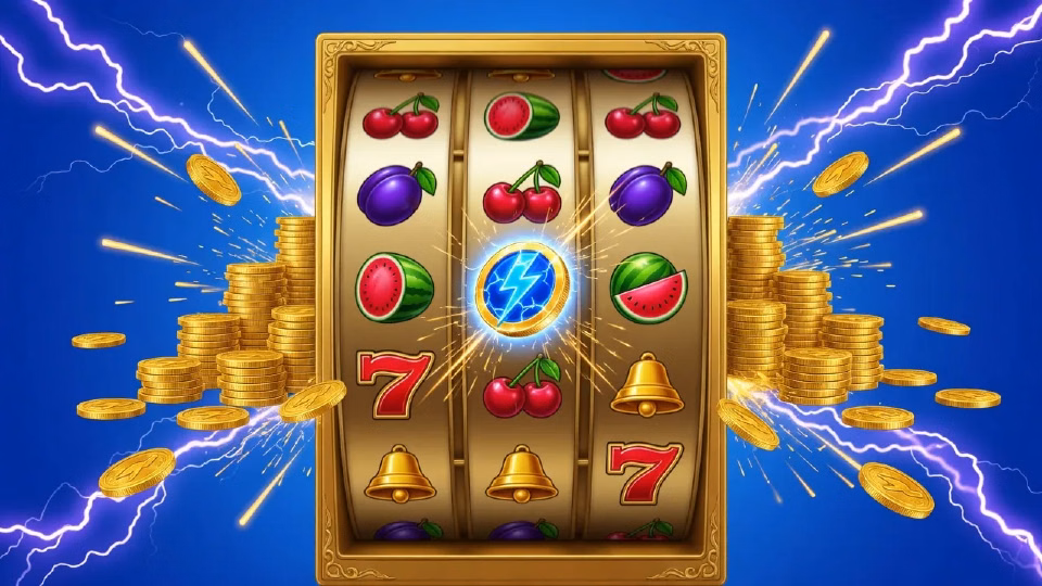 Coin Strike XXL: Hold and Win art with a tall reel frame and gold coins